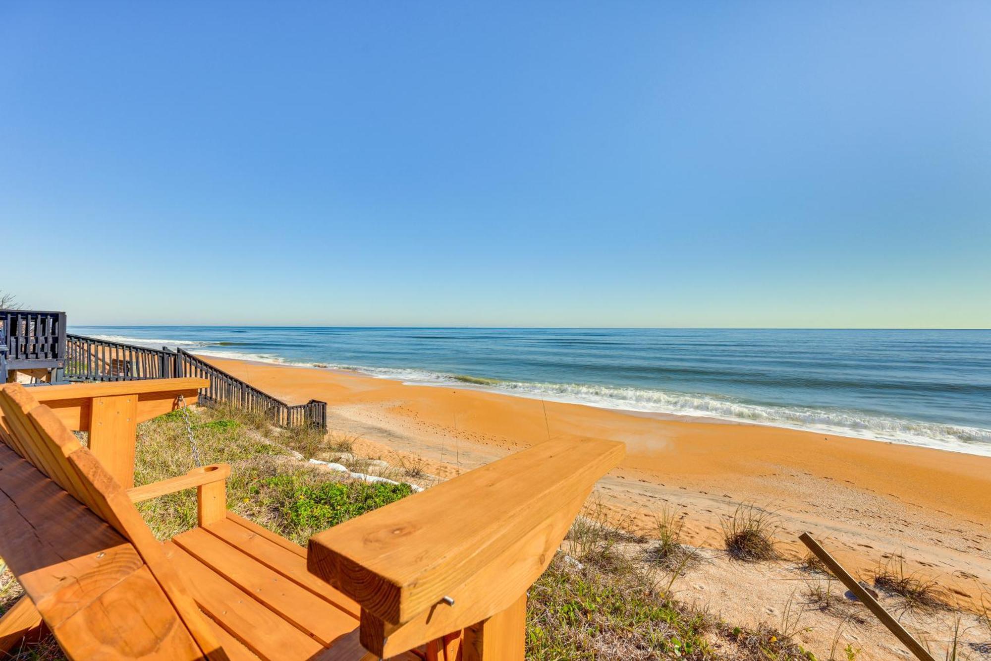 Oceanfront Oasis In Flagler Beach With Deck And Views! Εξωτερικό φωτογραφία