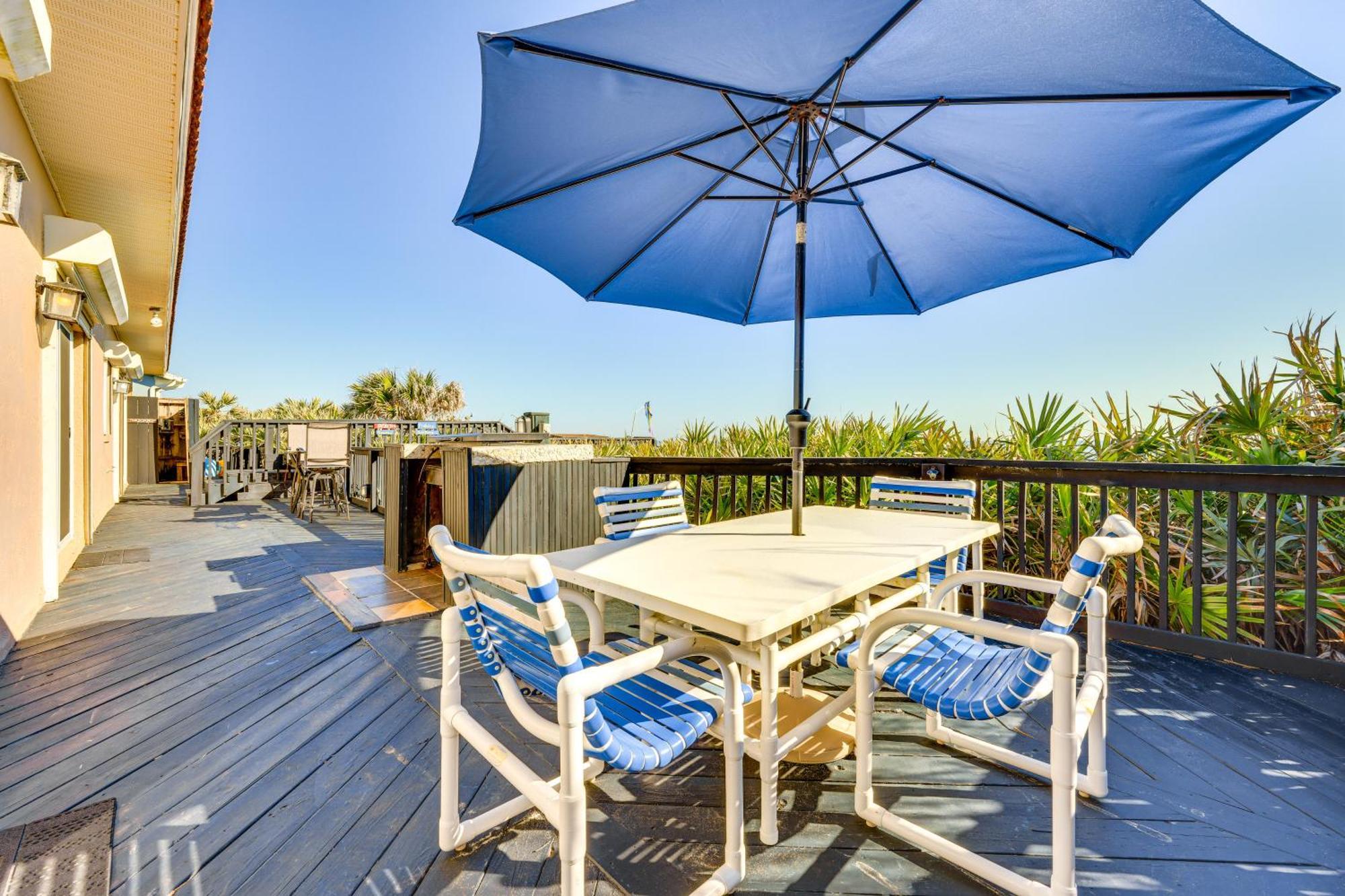 Oceanfront Oasis In Flagler Beach With Deck And Views! Εξωτερικό φωτογραφία