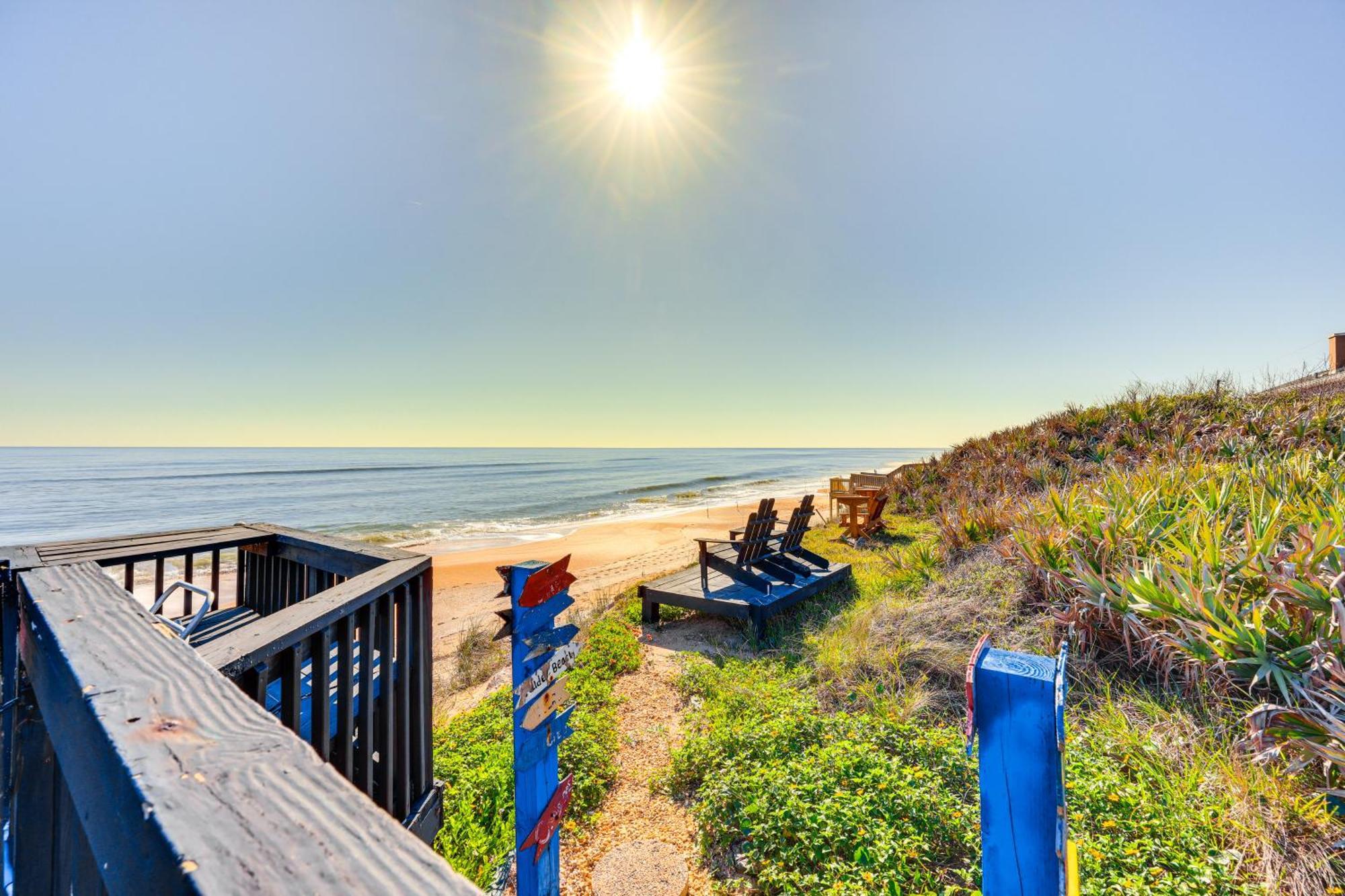 Oceanfront Oasis In Flagler Beach With Deck And Views! Εξωτερικό φωτογραφία