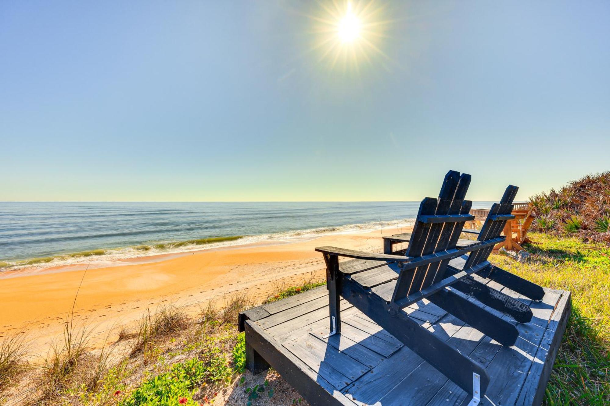 Oceanfront Oasis In Flagler Beach With Deck And Views! Εξωτερικό φωτογραφία