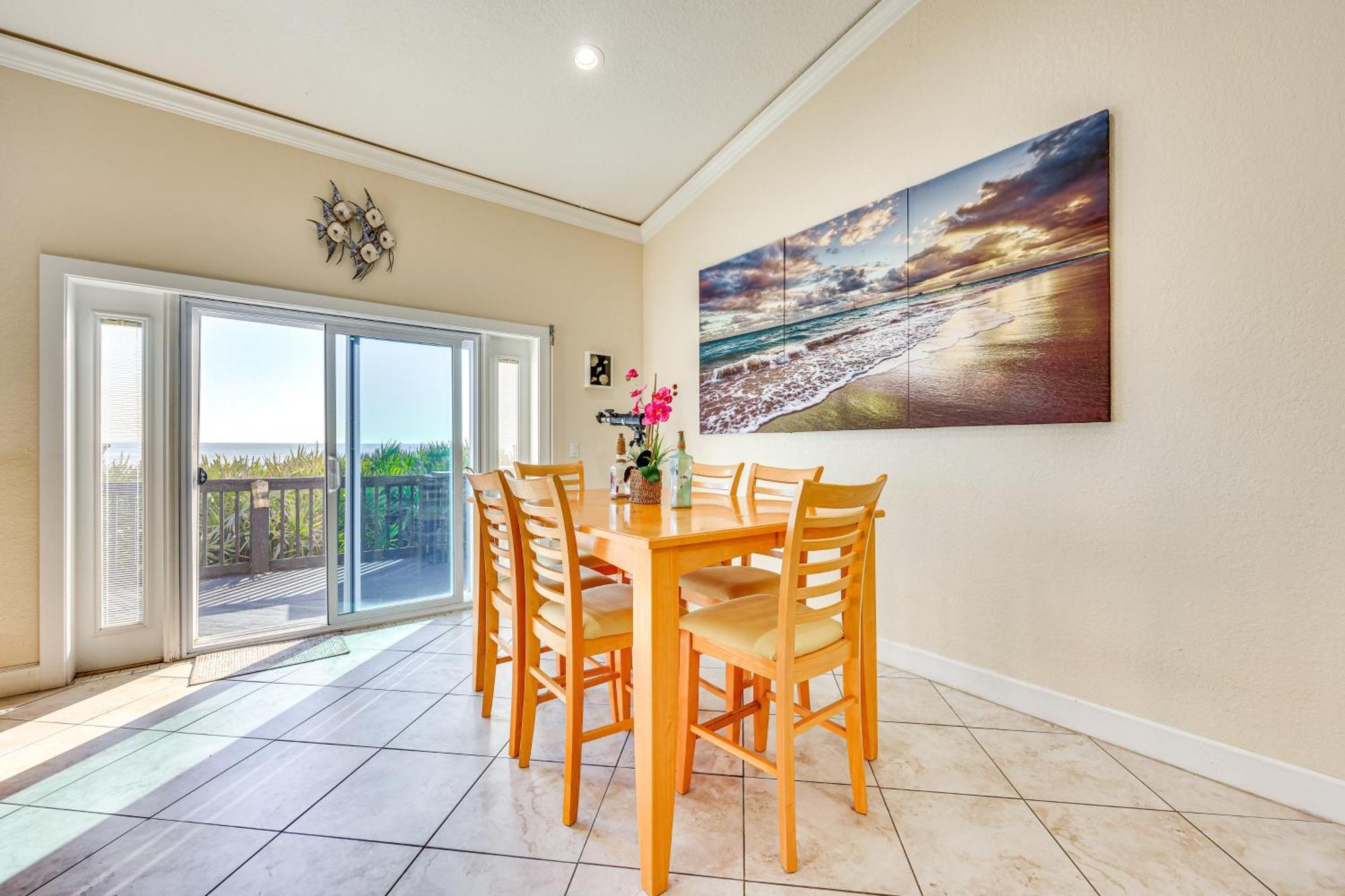 Oceanfront Oasis In Flagler Beach With Deck And Views! Εξωτερικό φωτογραφία